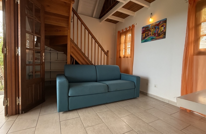 DESHAIES - Complexe touristique avec bungalows - Piscine - Vue sur la mer et île de Montserrat