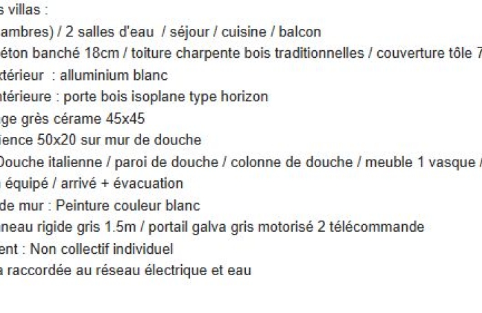 Vente Maison 88m&sup2; 4 pièces Le Moule