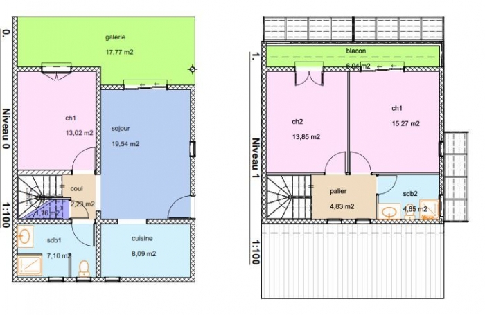 Vente Maison 88m&sup2; 4 pièces Le Moule