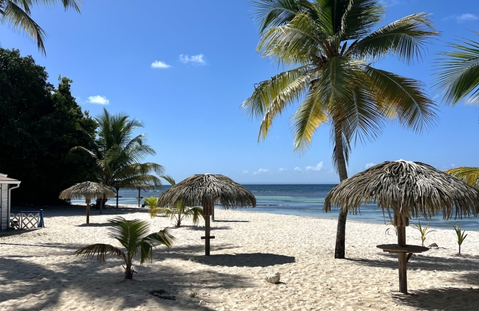 APPARTEMENT ANSE DES ROCHERS JOLIE VUE MER ET PISCINE
