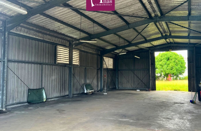 &Agrave; louer - D&eacute;p&ocirc;t 250m2 sur terrain de 1200m2 - ZAC de Nolivier - Sainte-Rose