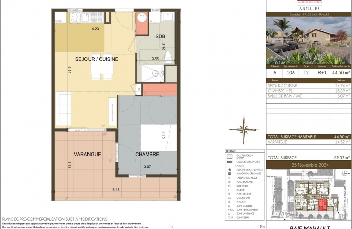 Appartement 2 pi&egrave;ces confortable - Belle terrasse - Adresse recherch&eacute;e