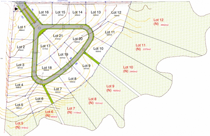 TERRAIN DANS LOTISSEMENT LOT 21