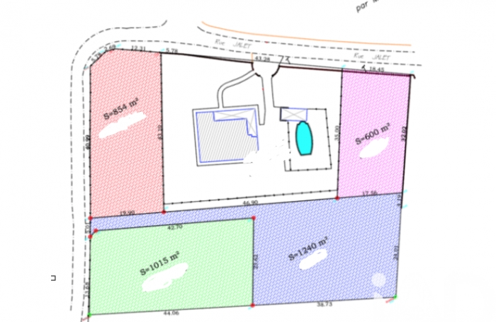 Vente Terrain 854m&sup2; Capesterre Belle Eau