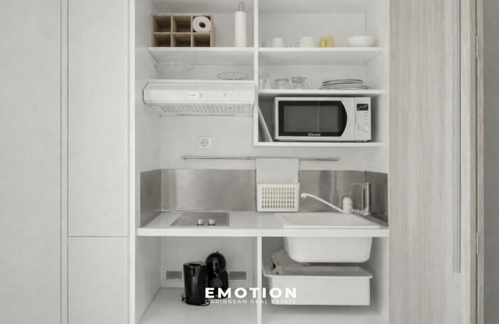 Studio climatis&eacute; de 25 m2   Saint-Fran&ccedil;ois   Mandat exclusif   R&eacute;sidence s&eacute;curis&eacute;e