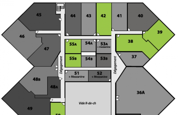 LOCAL COMMERCIAL LOT 55 B IMMEUBLE ORLANDO ETAGE