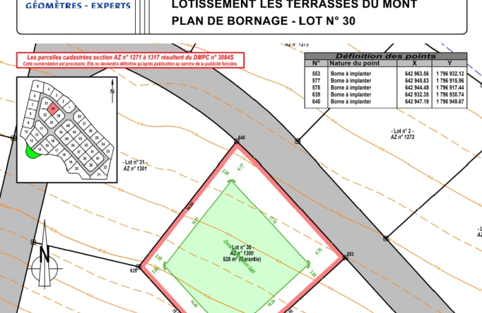 Vente Terrain 97129