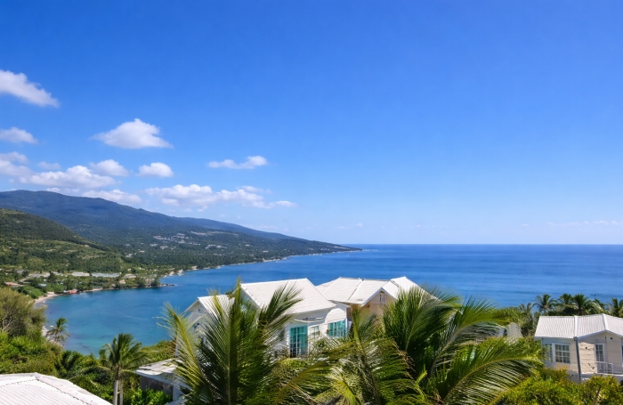 Bouillante   Villa recente avec vue mer   Cadre recherch&eacute; et paisible