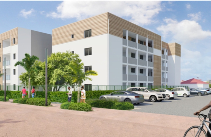 Vente Appartement 62m&sup2; 3 pièces Le Moule