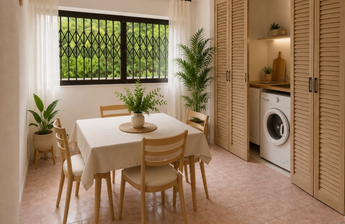 Studio rentable avec piscine et parking   Bas-du-Fort, Le Gosier   Rentabilit&eacute; brute 7,32 %