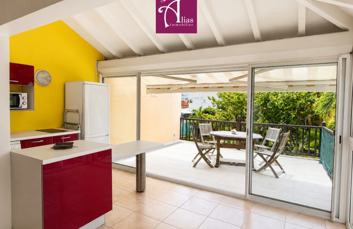 &Agrave; VENDRE - Studio 29m2 avec grande terrasse au c&oelig;ur de Saint-Fran&ccedil;ois   Tout &agrave; pied !