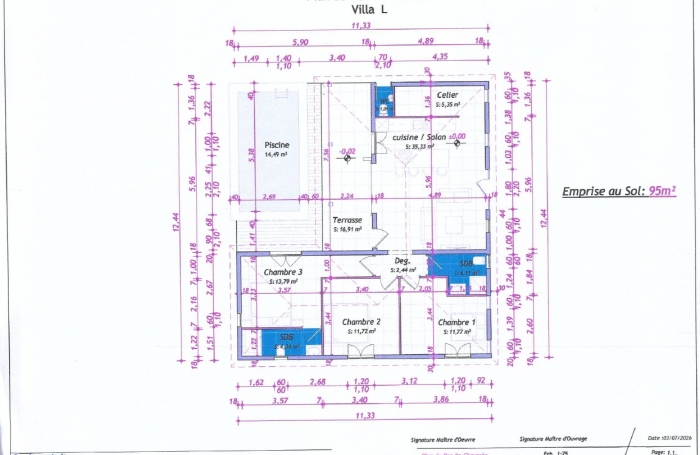 PROGRAMME VILLAS NEUVES F4 de 90m2
