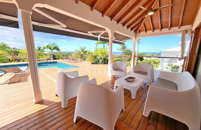 SUPERBE VILLA VUE MER 4 CHAMBRES+BUREAU - PISCINE - DESHAIES