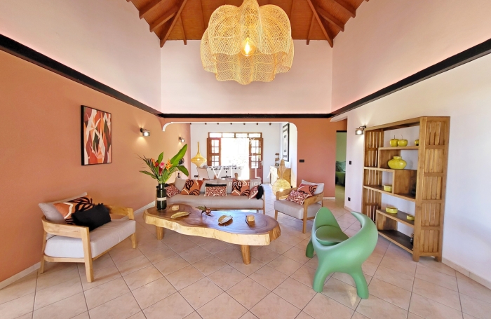 SUPERBE VILLA VUE MER 4 CHAMBRES+BUREAU - PISCINE - DESHAIES