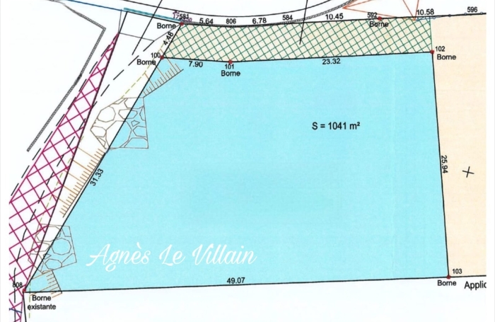 Vente Terrain 1041m&sup2; Pointe-Noire