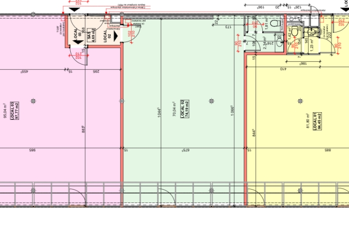 Location Bureaux 74.19m&sup2; Les Abymes