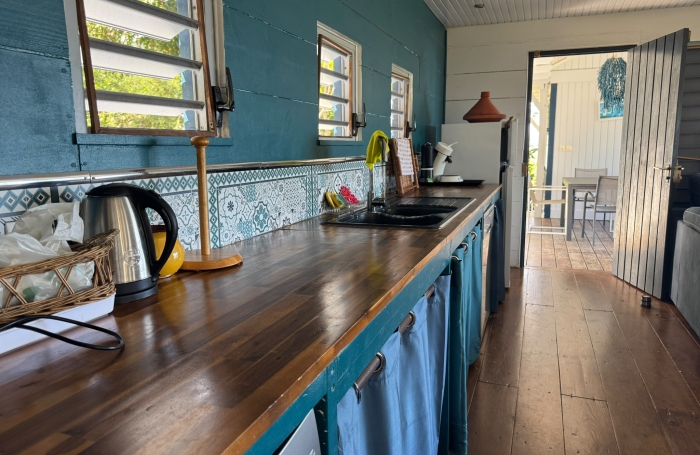 TROIS-RIVI&Egrave;RES   Maison 2 chambres avec piscine, vue sur les Saintes et Marie Galante