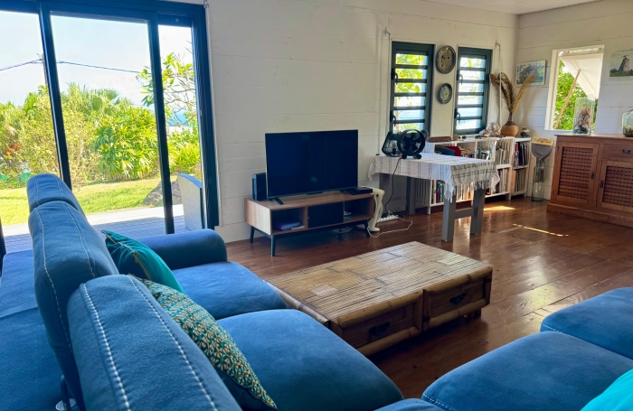 TROIS-RIVI&Egrave;RES   Maison 2 chambres avec piscine, vue sur les Saintes et Marie Galante