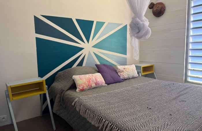 TROIS-RIVI&Egrave;RES   Maison 2 chambres avec piscine, vue sur les Saintes et Marie Galante
