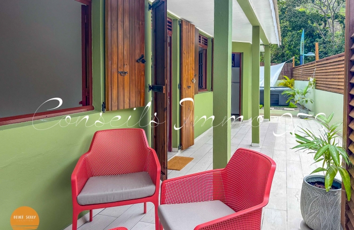 À LOUER   Maison F3 meublée avec jacuzzi   Rivière-Pilote