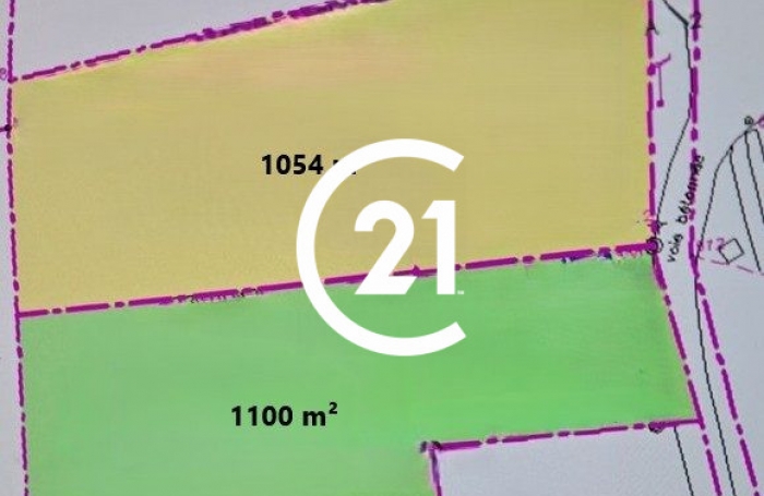 Vente Terrain 1054m&sup2; Le Lamentin
