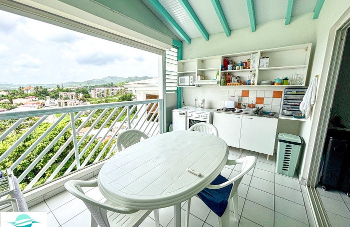 Appartement T2 36m2 avec vue mer panoramique - TROIS-ÎLETS
