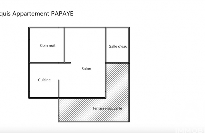 Vente Appartement 26m&sup2; 2 pièces Sainte Anne