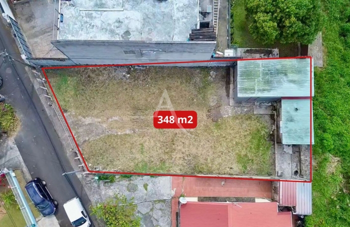 Vente Terrain 348m&sup2; Fort de france