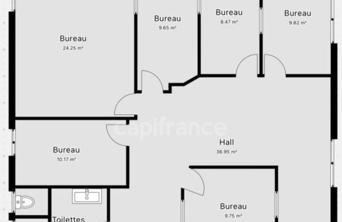 Location Bureaux 116m&sup2; 7 pièces Le Lamentin
