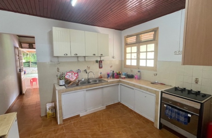 Ensemble immobilier une maison F4 avec une d&eacute;pendance F3 sur un grand terrain - AJOUPA BOUILLON