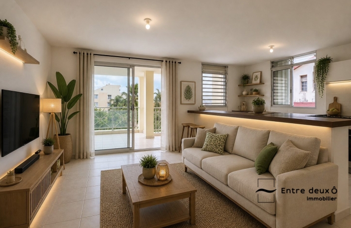 Vente Appartement 61.69m&sup2; 3 pièces Fort de france
