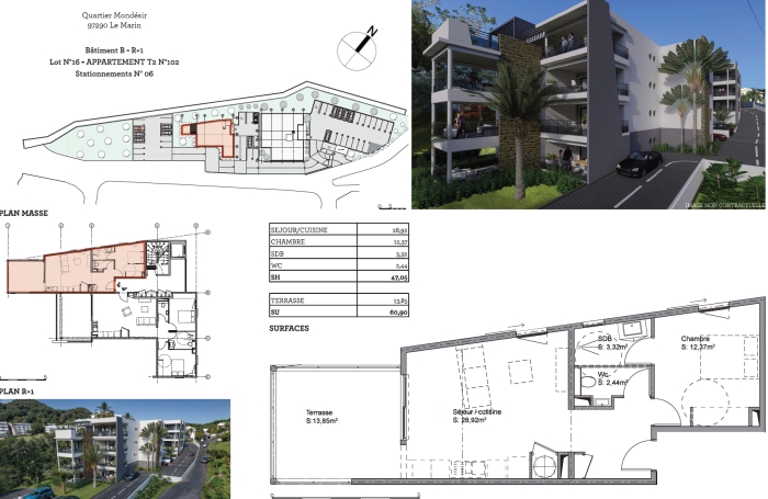 Location Appartement 97290
