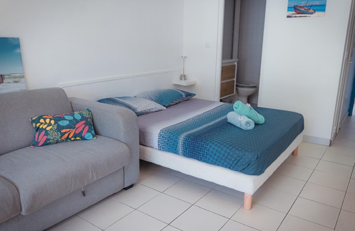 Studio vue mer et Rocher du Diamant, &agrave; 50m de la plage