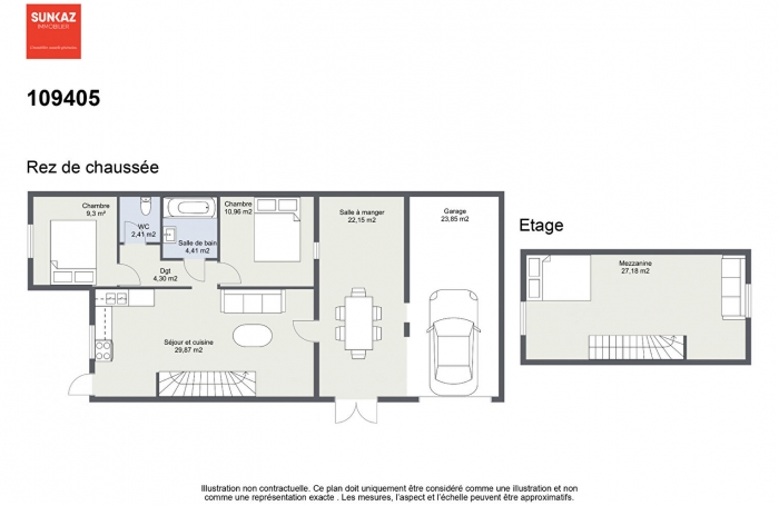 Vente Maison 110.62m² 5 pièces Saint-Pierre