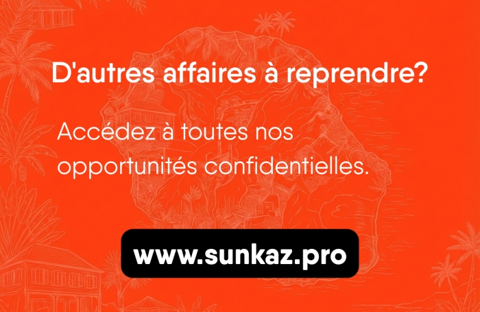 Vente Fonds de commerce 1m&sup2; Rivi&egrave;re Saint Louis