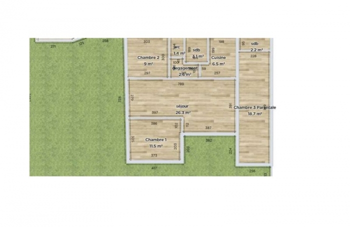 Vente Maison 82m&sup2; 4 pièces Sainte Clotilde