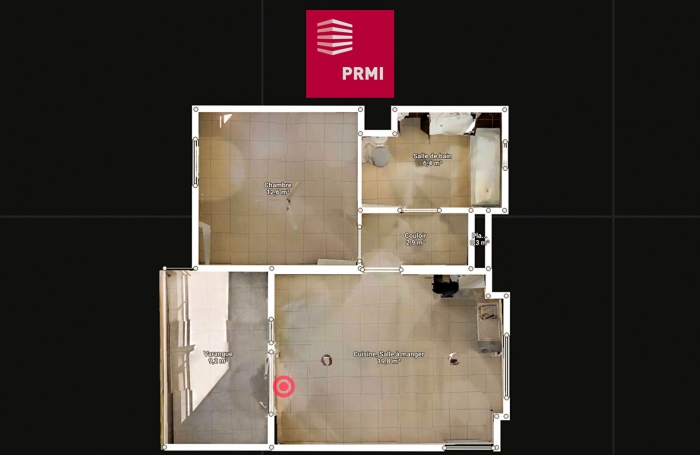 Vente Appartement 41.5m&sup2; 2 pi&egrave;ces Saint Gilles Les Hauts