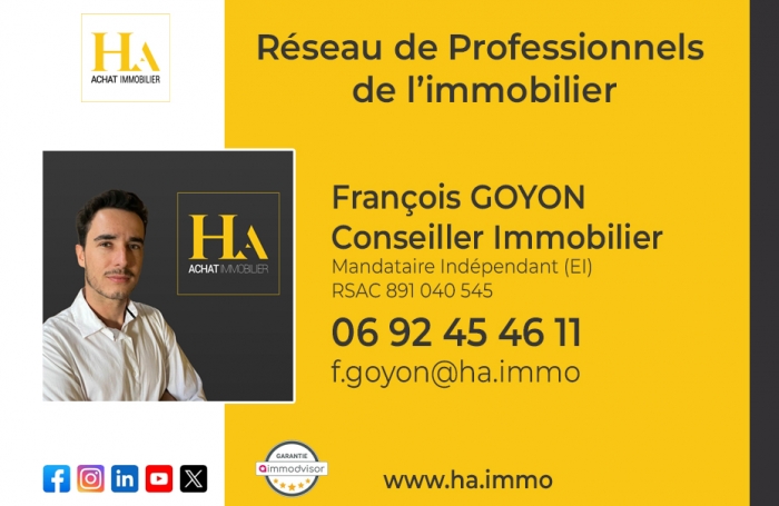 Vente Terrain 619m&sup2; Ravine des Cabris