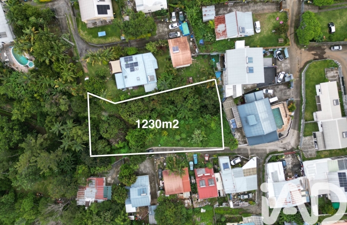 Vente Terrain 1230m&sup2; Le Tampon