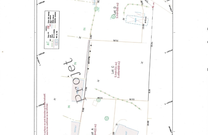 Vente Terrain 500m&sup2; Sainte Clotilde