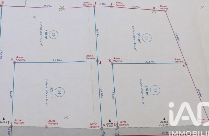 Vente Terrain 510m&sup2; Petite &icirc;le