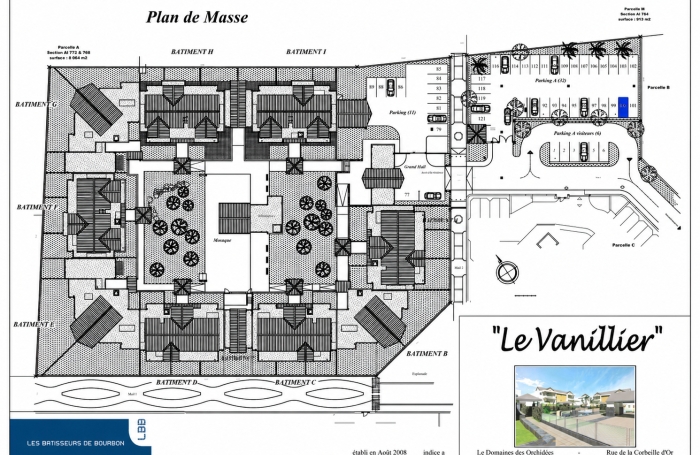 Vente Appartement 45.92m&sup2; 2 pi&egrave;ces Bras-Panon