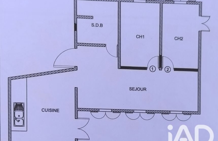 Vente Maison 72m&sup2; 3 pièces Petite &icirc;le