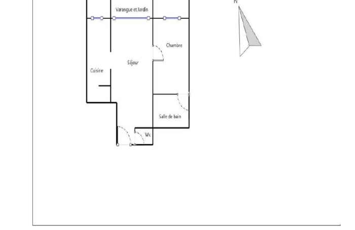 Vente Appartement 42m&sup2; 2 pièces Saint-Pierre
