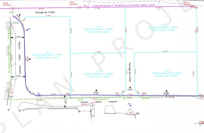 Vente Terrain 358m&sup2; Le Tampon