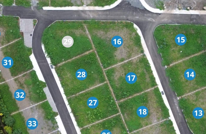 Vente Terrain 214m&sup2; Rivi&egrave;re Saint Louis