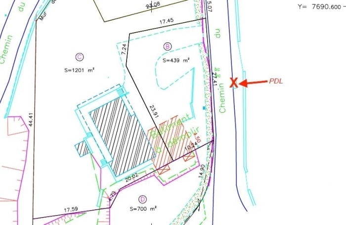 Vente Terrain 439m&sup2; Saint Denis