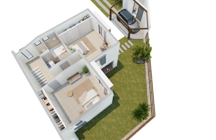 Vente Maison 100.41m&sup2; 3 pièces Saint Gilles les Bains