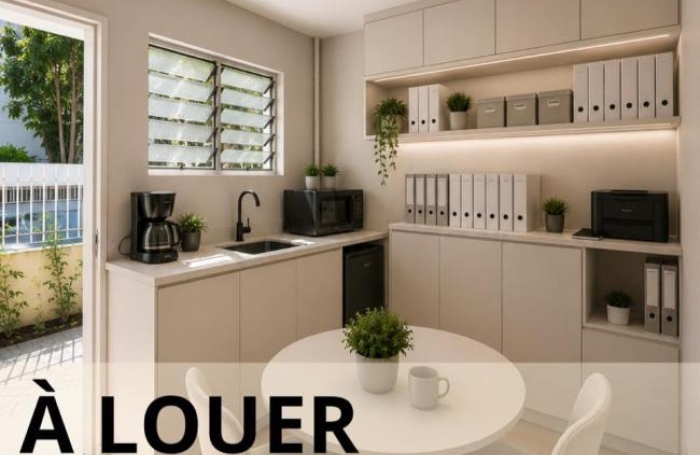 Location Bureaux 55m&sup2; 3 pièces Saint-Pierre