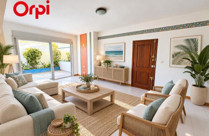 Vente Appartement 61m&sup2; 3 pièces Saint-Pierre